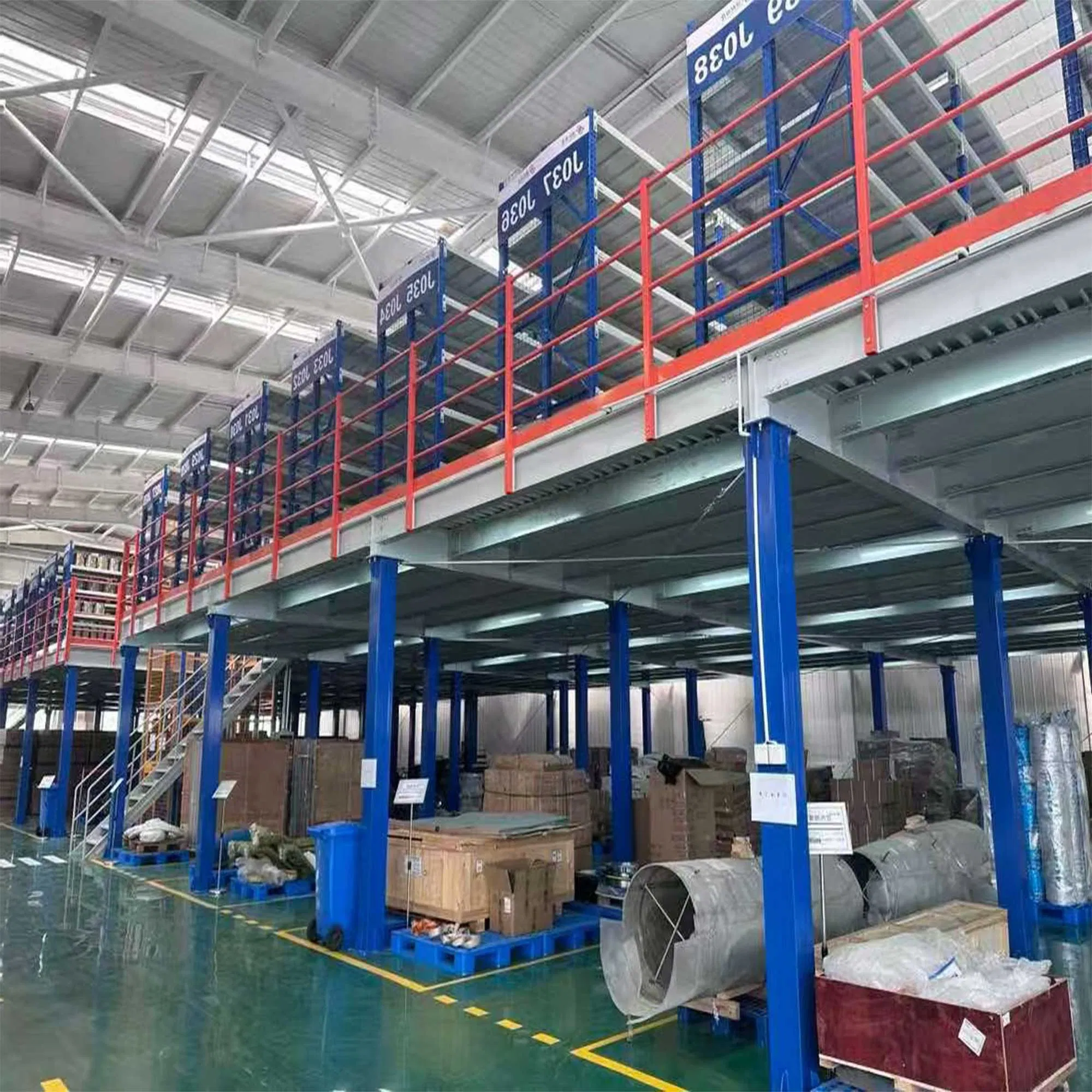 Steel Structure Mezzanine Platform for Factory High Space Utilization Solution