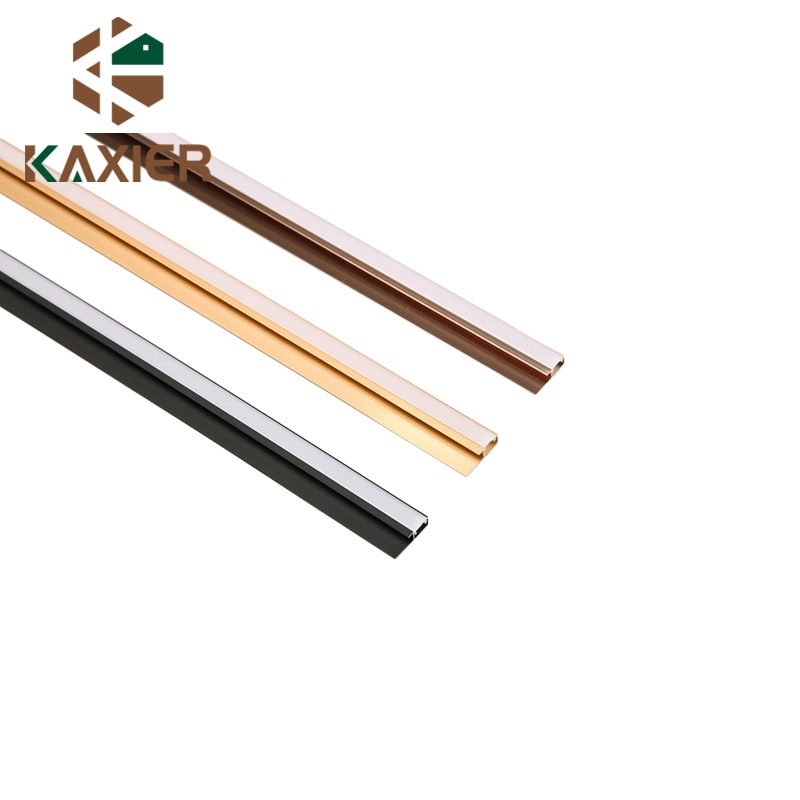 Decorative Wall Protector Corner Flexible Baseboard Aluminum Recessed Skirting Line Profile Aluminium Extrusion Profile Wall for Wall Panel