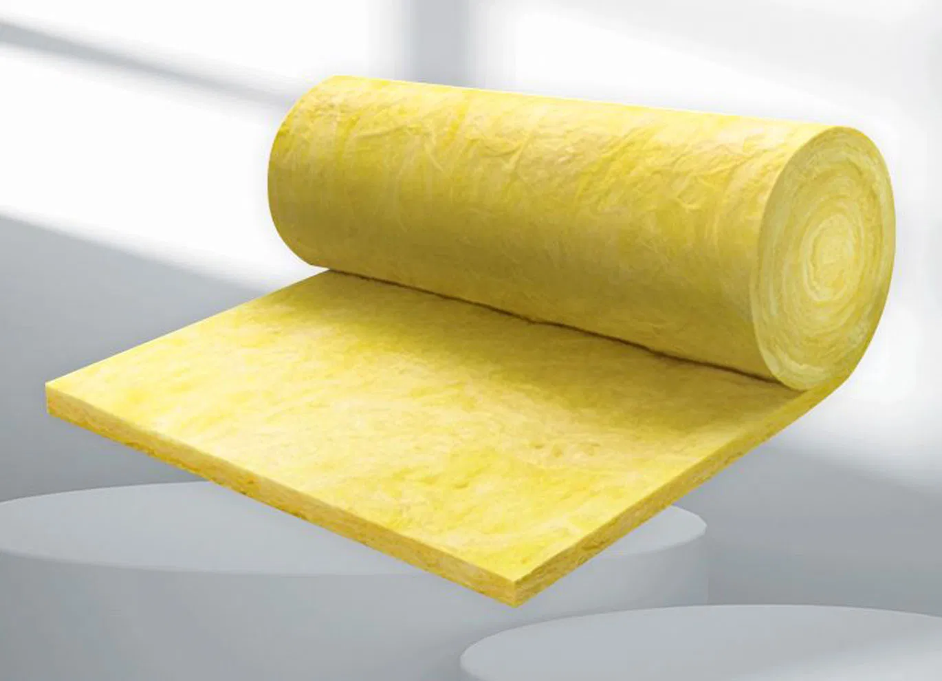 Acoustic Sound Insulation Glass Wool Blanket with Aluminum Foil, Fireproof, Heat-Insulating