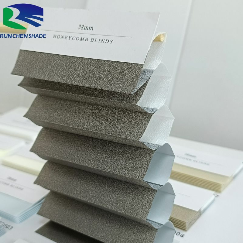 100% Blackout Waterproof Honeycomb Blinds Fabric Cellular Shades Pleated Non-Woven Fabric Shutters