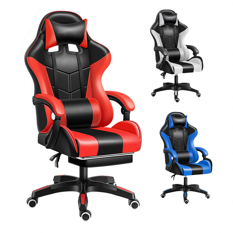 High Quality Luxury Executive Chairs RGB LED Light Racing Computer PC Gaming Chair for Office