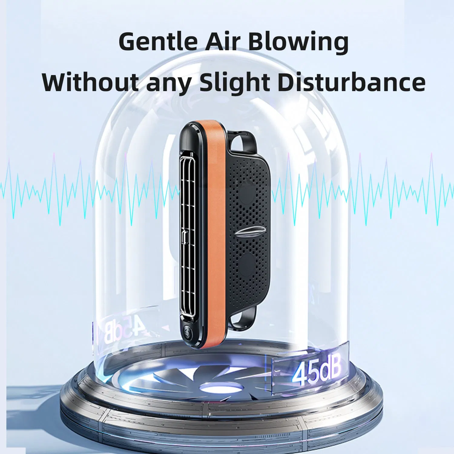 2025 Best-Selling Car Seat Fan with Three-Speed Adjustable Large Wind USB Fan