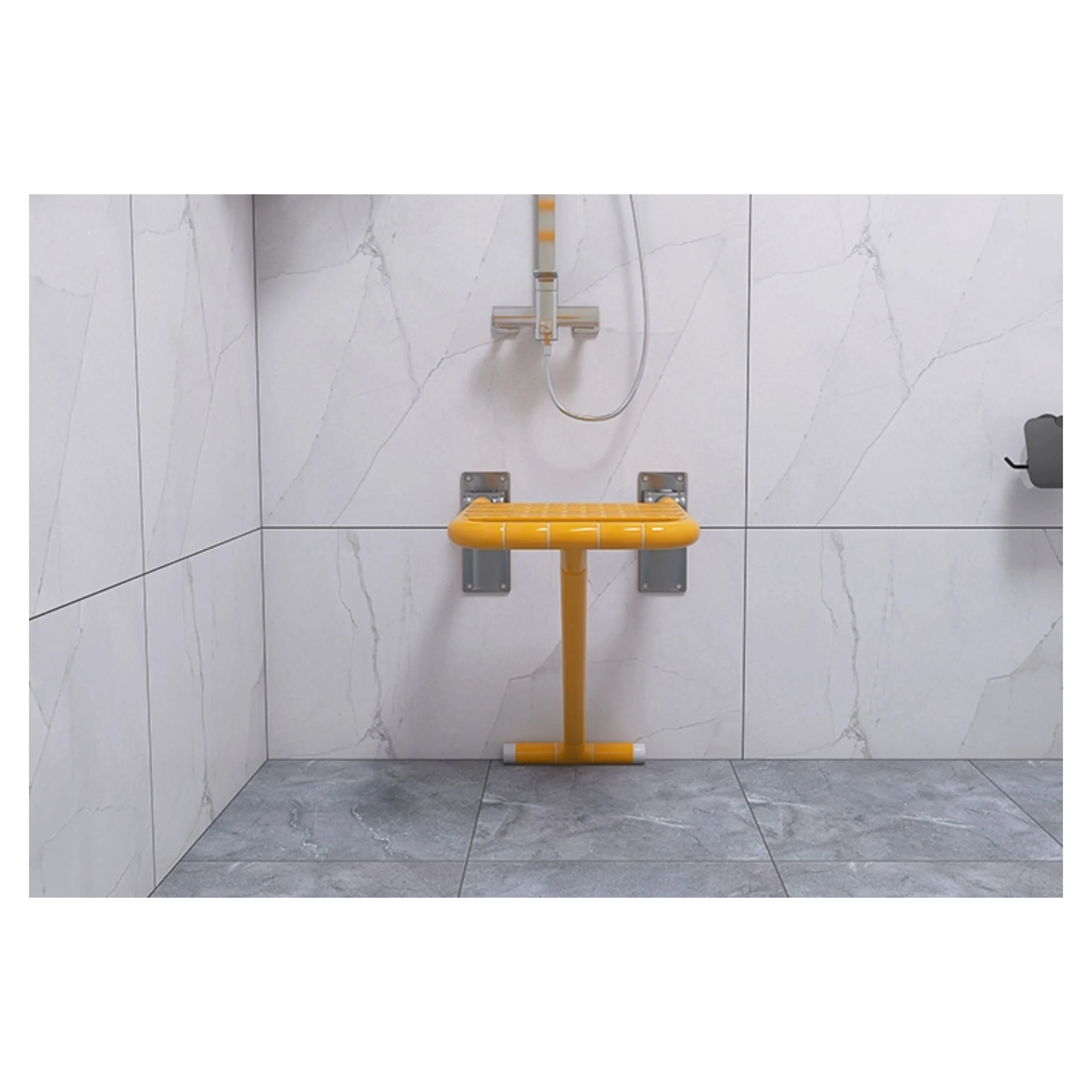 Folding Shower Seat Fold Down Bathroom Stool for Elderly