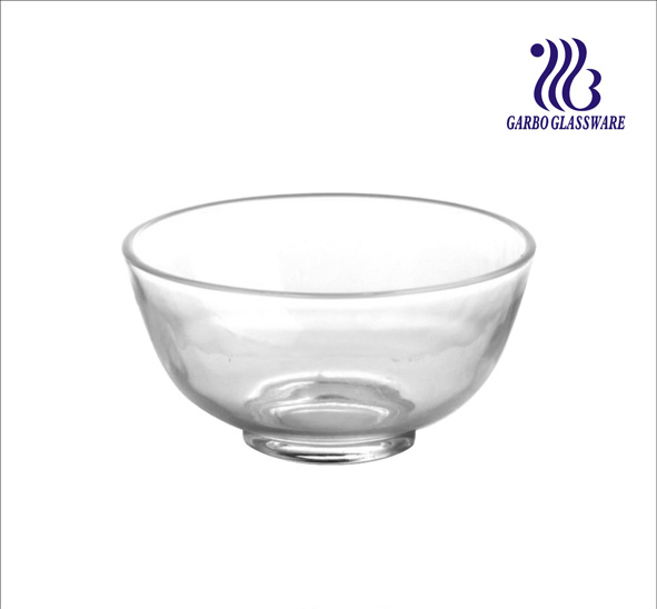 Wholesale Factory Transparent Heat Resistant 6.5 Inch Glass Fruit Candy Salad Bowl
