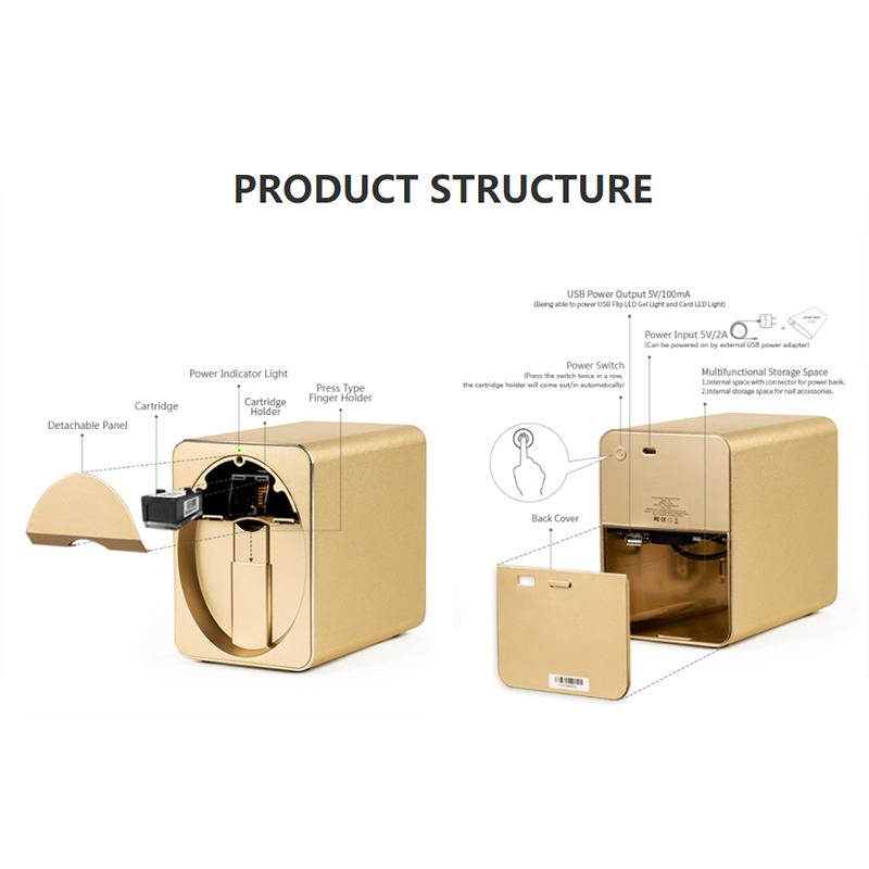 Custom DIY Nail Printer Mobile APP Control Pattern