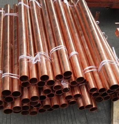 Seamless 6"Sch40 CuNi 90/10 C70600 C71500 Pancake Coil Red Copper Pipe Brass Tube Pure Copper Straight Air Conditioner Insulation Pipe Copper Nickel Pipe