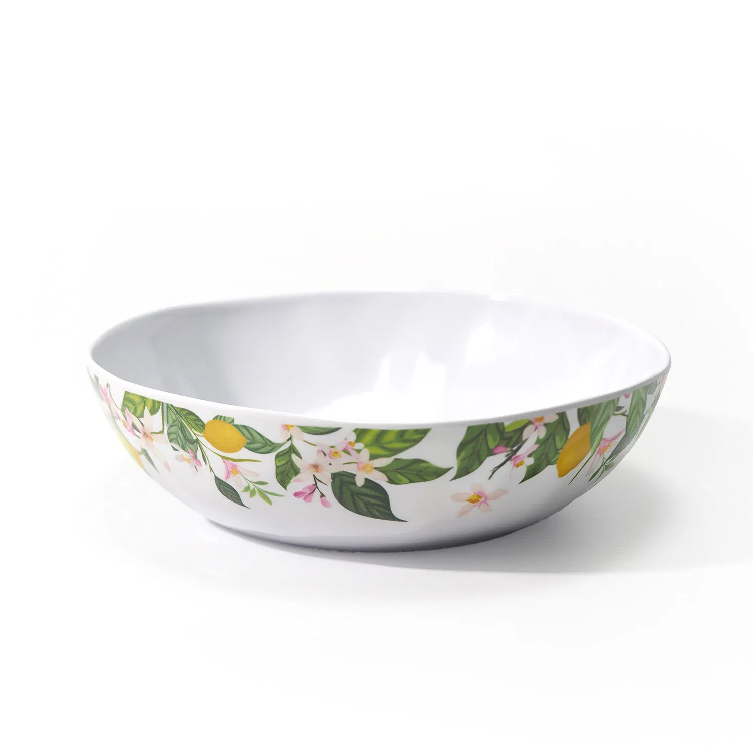 Customized Food Fruit Container 14 Inch Melamine Ripple Round Salad Plate