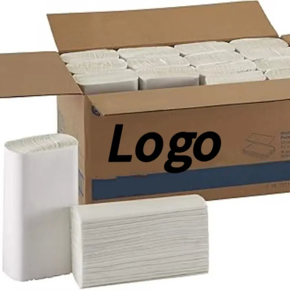 China Supplier Hand Paper Towel Rolls Thicker Non-Woven Cleaning White Hardwound Kitchen Tissue Paper