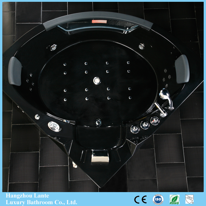 Угловая гидромассажная ванна Lante TLP-632 Black