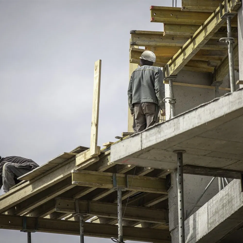 Horizontal Formwork Supporting 2-3.5m Height Adjustable Metal Steel Acrow Shoring Props