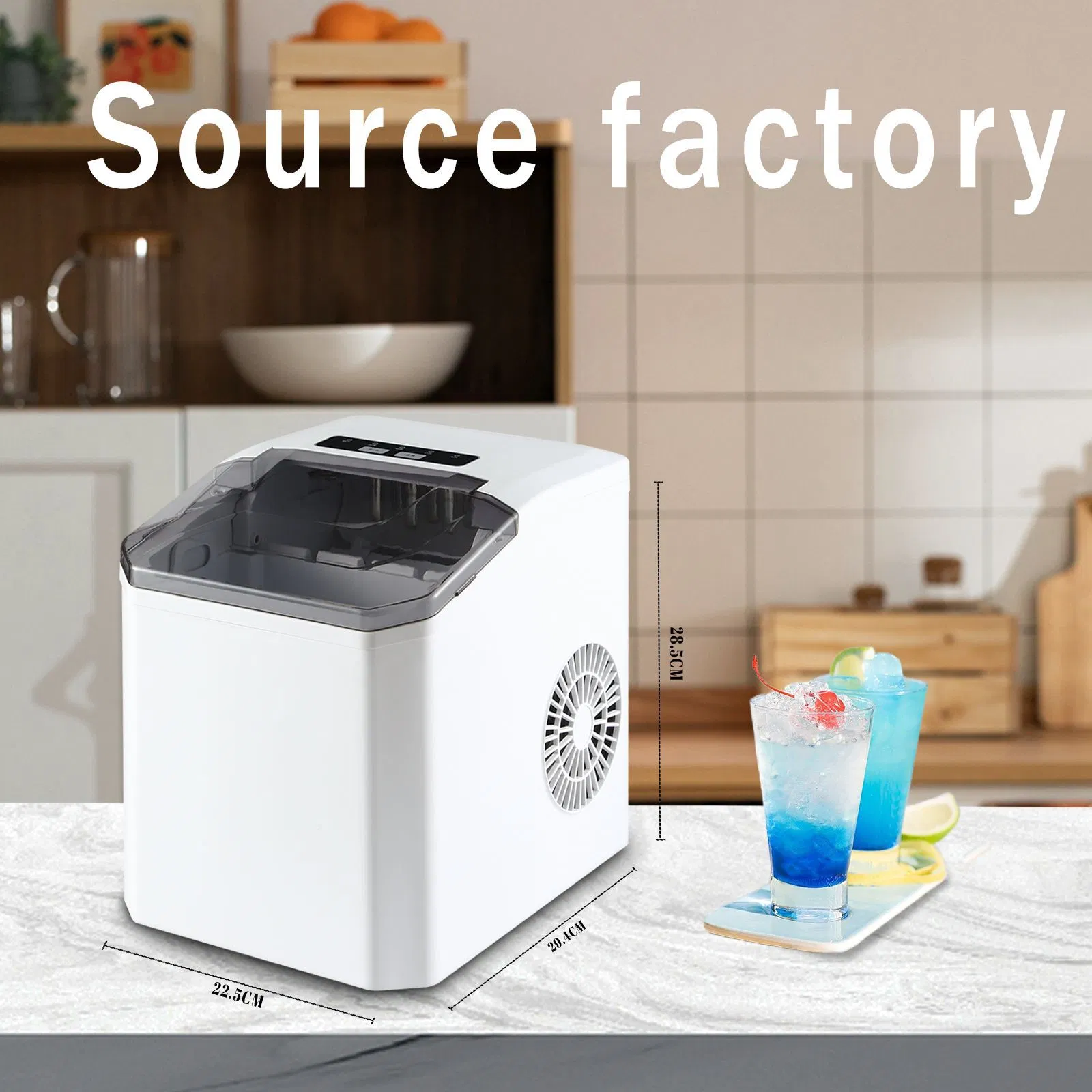 Portable Ice Maker for Quick Ice Production - Ideal for Events