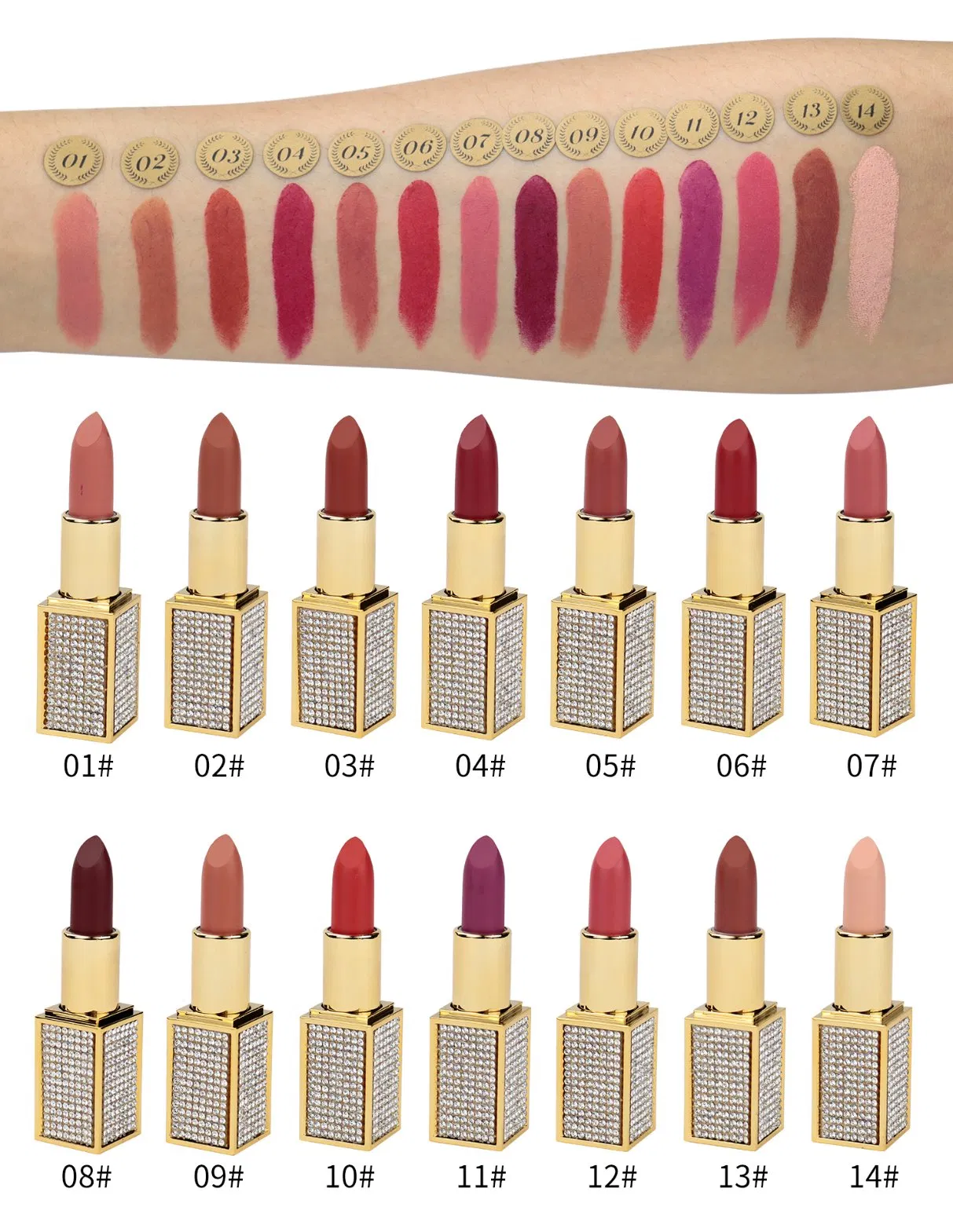 New Design Long Lasting Vegan Lipstick for Beauty Female
