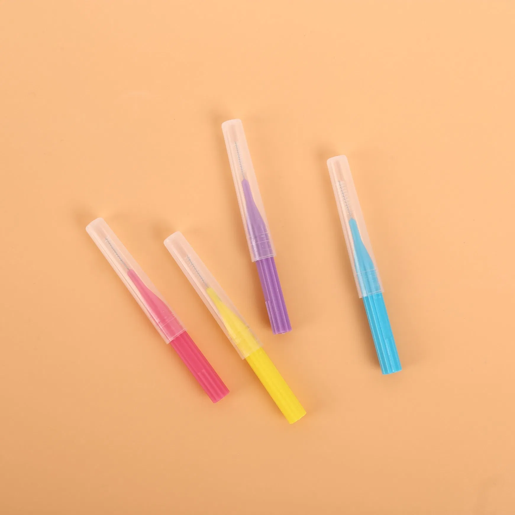 Disposable Interdental Toothpicks Brushes Ergonomic Fits Teeth Brushes Cleaning Dental Brush