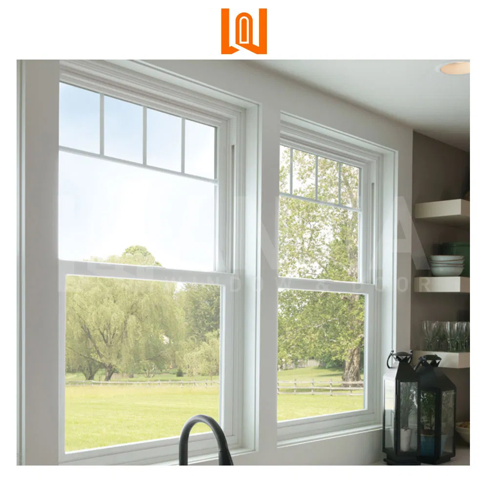 Wanjia Vertical Slide Window Single Hung Sliding Windows Vinyl Upward Sliding Window
