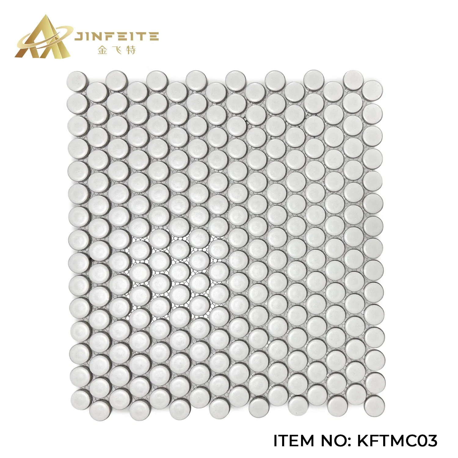 Smokey Grey Matt Surface Ceramic Mosaic Withe Mesh Backed Best Price 300*300mm