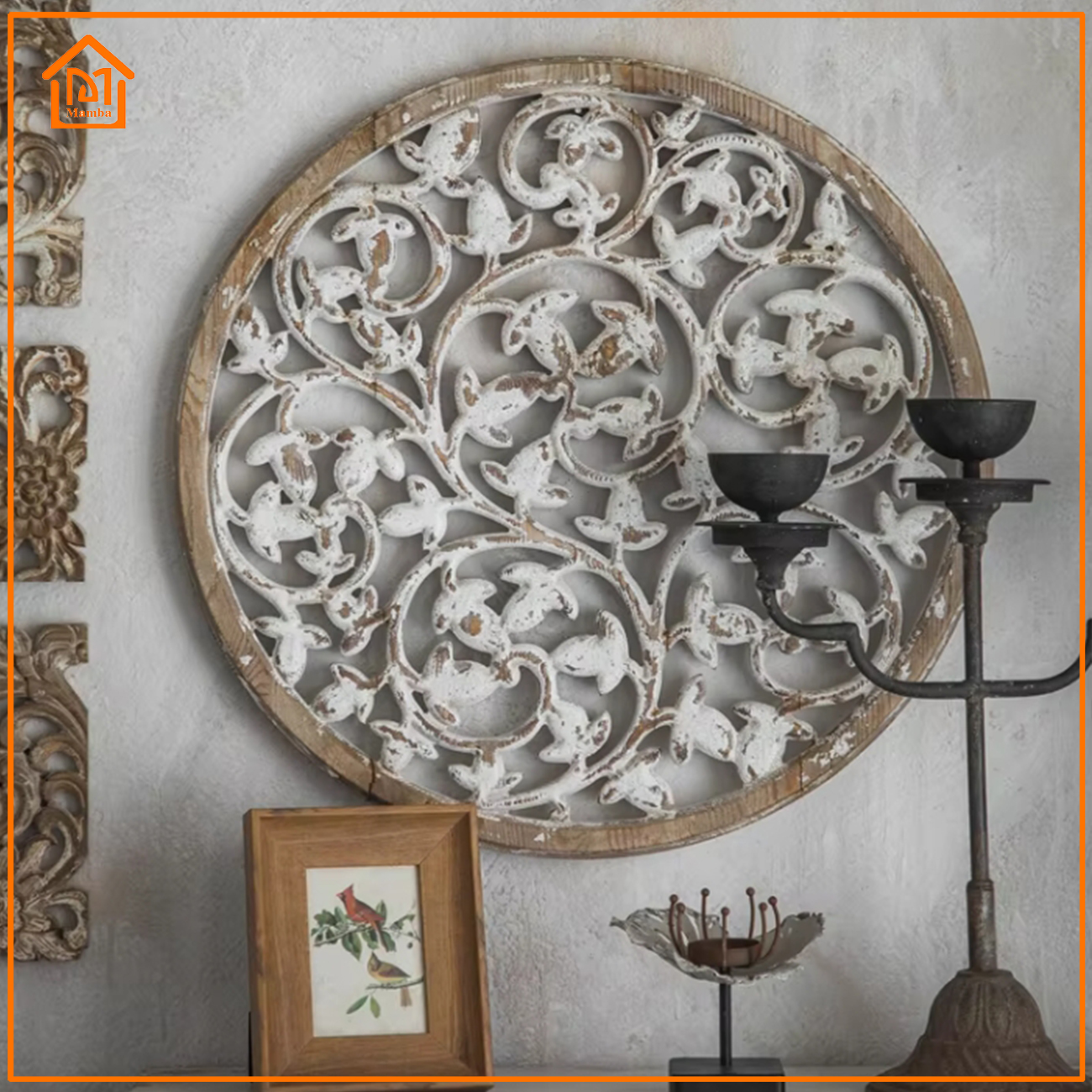 Декор настенный Европейский сад для гостиной