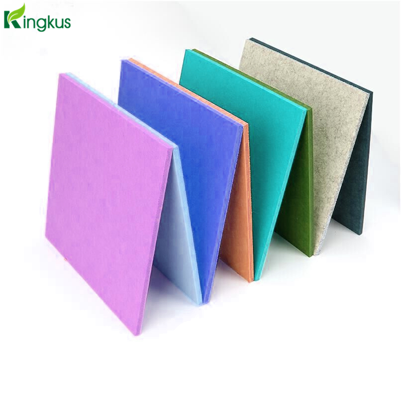 Anti-Fire Pet Polyester Fiber Decorative Acoustic Wall Panel