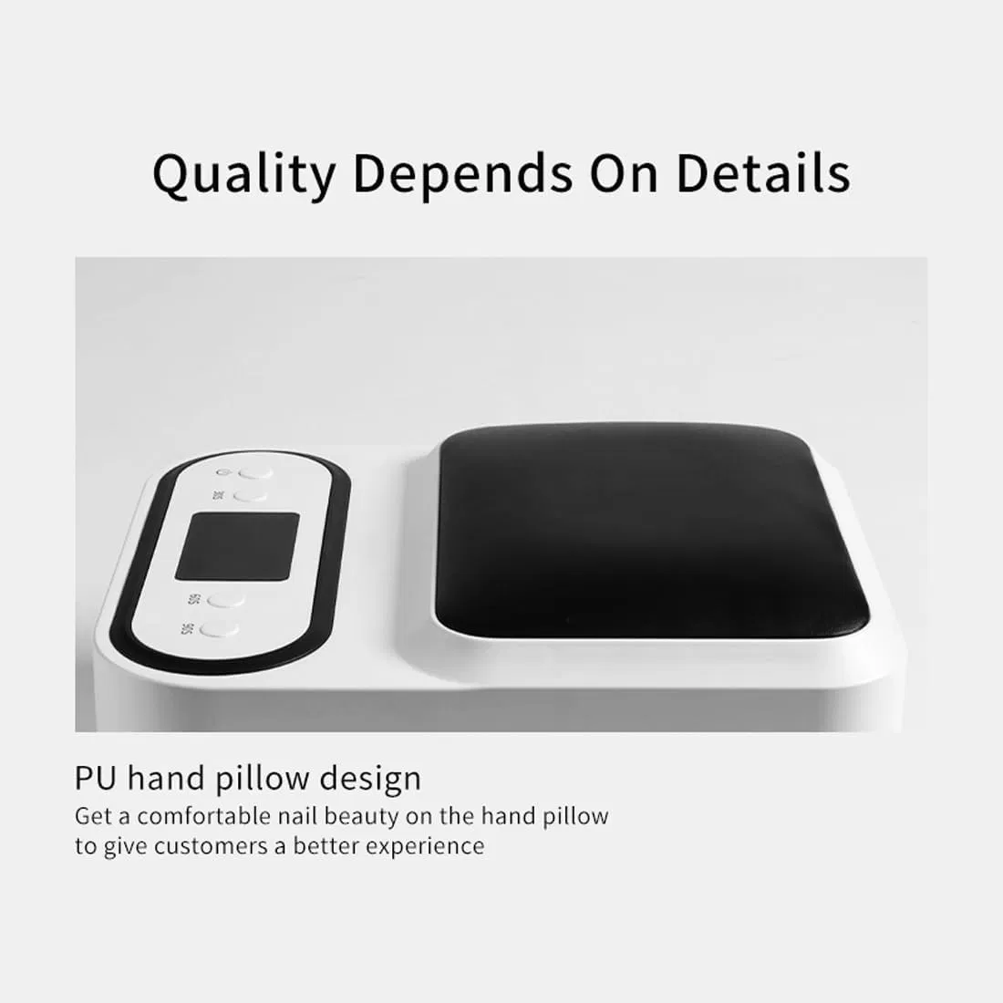 Rechargeable UV LED Nail Lamp Portable Cordless Light Hand Pillow Nail Dryer