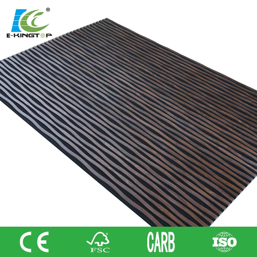 Panel Absorbente Soundproof Slatted Panel Acoustic Wall Panel for Studio Wall Decoration
