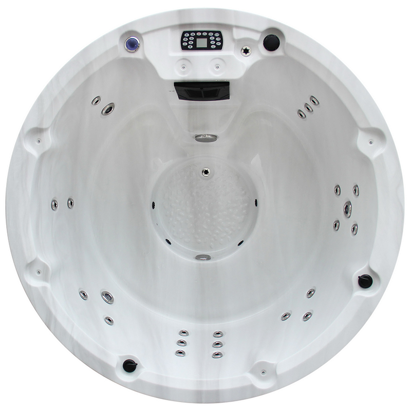 Factory Prices High Quality Acrylic Whirlpool Round 4 Persons Outdoor SPA Hot Tub