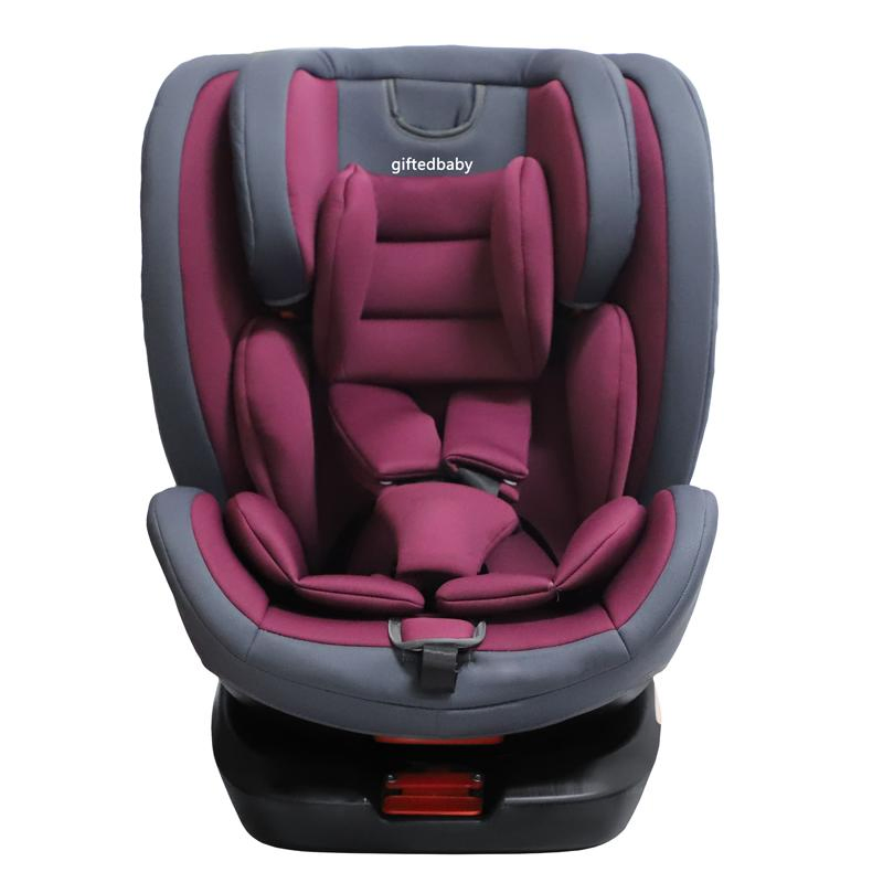 Giftedbaby Adjustable ECE 360 Rotating Car Baby Safety Seat for 0 - 12 Years Kids
