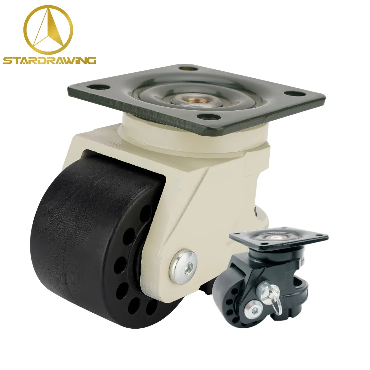 Stardrawing Low Profile Casters and Wheels Leveling 2inch