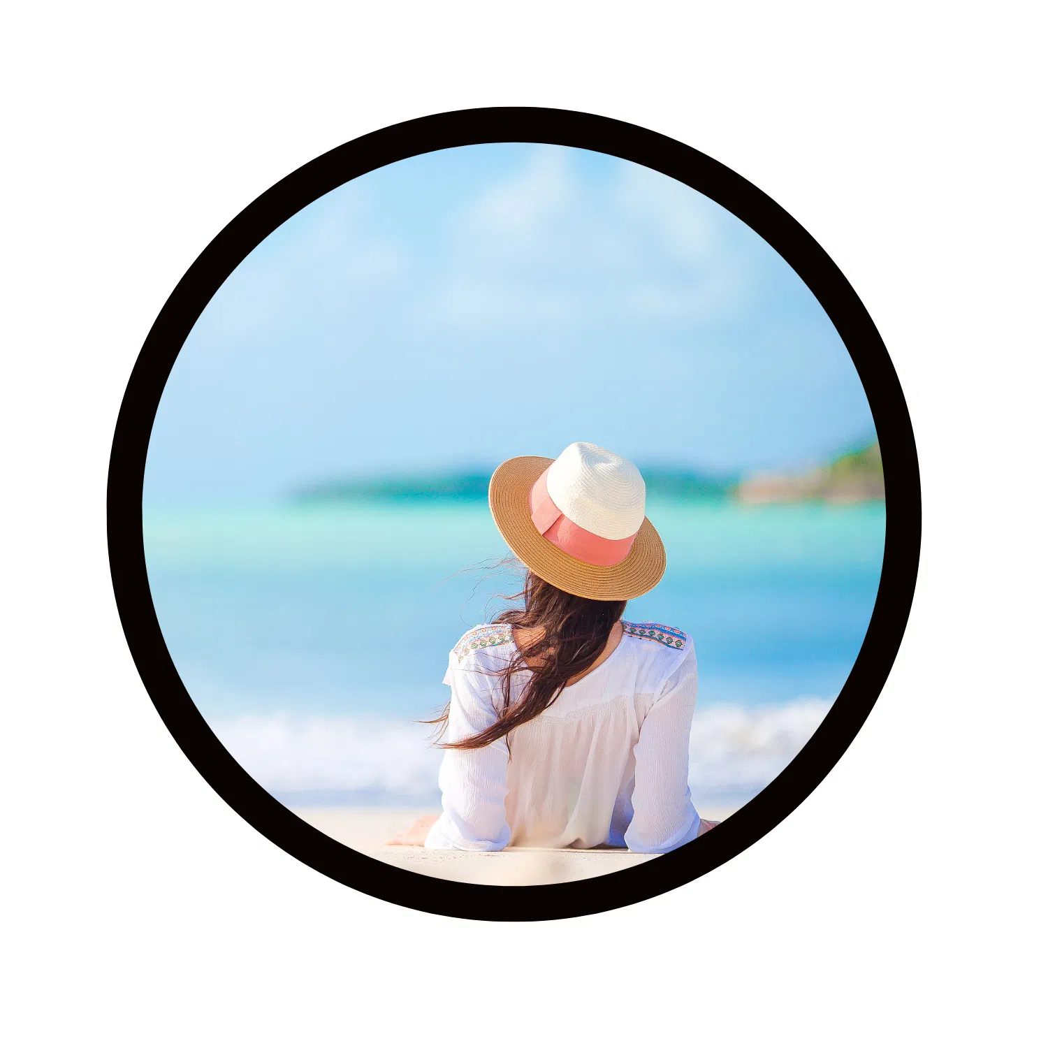 Touch Screen LCD Circular Display Video Player with Built-in Speaker