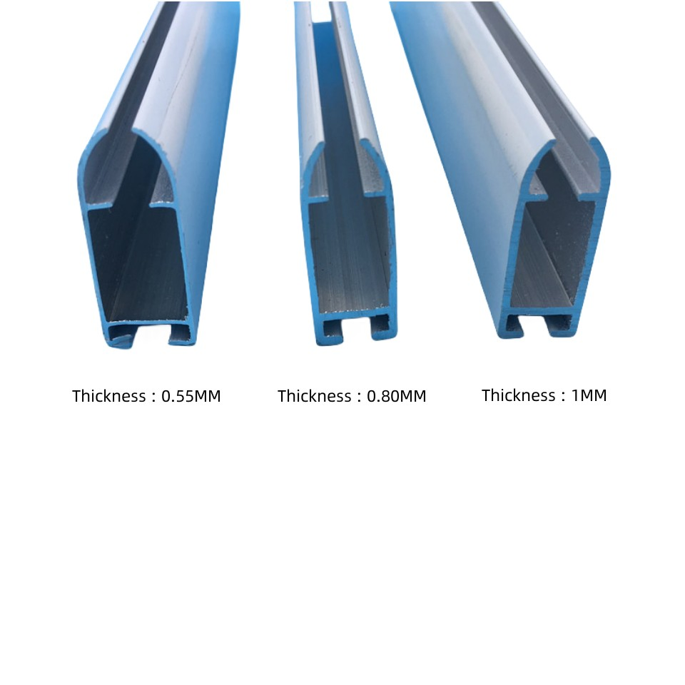 Aluminum Profile 1.0mm Thickness Roller Blind Bottom Rail