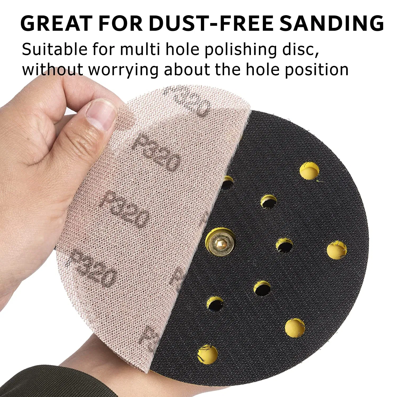 Шлифовальные диски 150 мм без пыли для авто