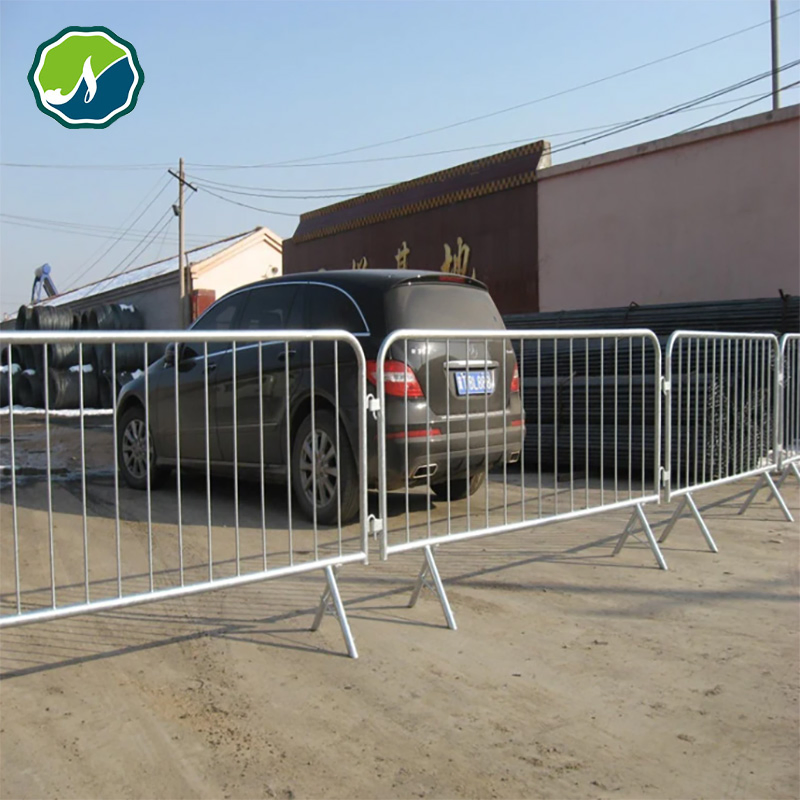 High Security Portable Temporary Fence Metal Steel Road Traffic Safety Crowd Control Pedestrian Barrier