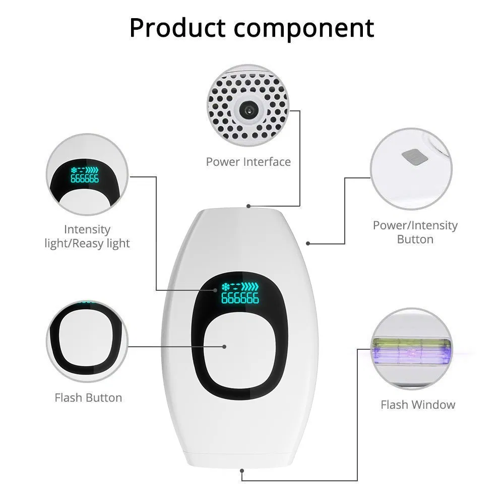 Laser Hair Removal New Arrival 990, 000 Times Flashes Hair Removal Device