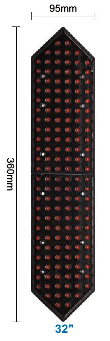 RoHS Approved 32 Inch Assembly 7 Segment LED Display with Waterproof for Outdoor or Semi-Outdoor Application