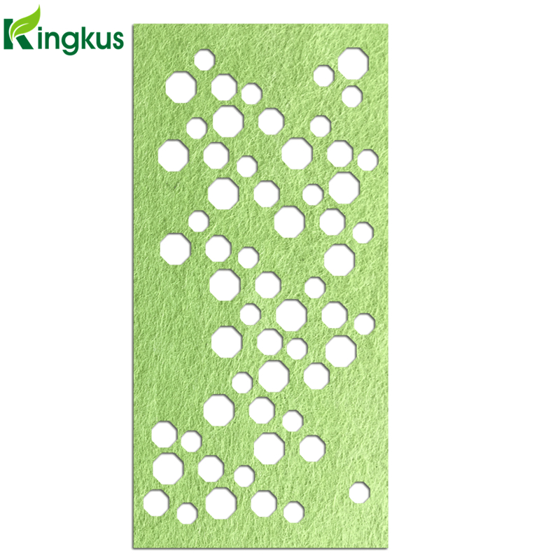 Carved Cubic Polyester Soundproof Room Divider Privacy Pet Acoustic Screen Panels