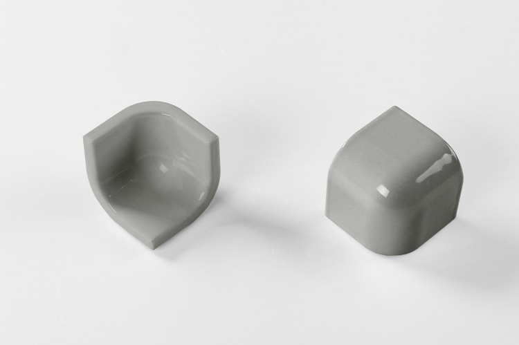 Bullnose Tile Corner Tile for Kitchen Table Bathroom Sink Grey