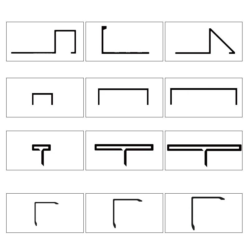 New Design Wall Edge Decorative Transition Stainless Steel Mirror Finish Tile Trim