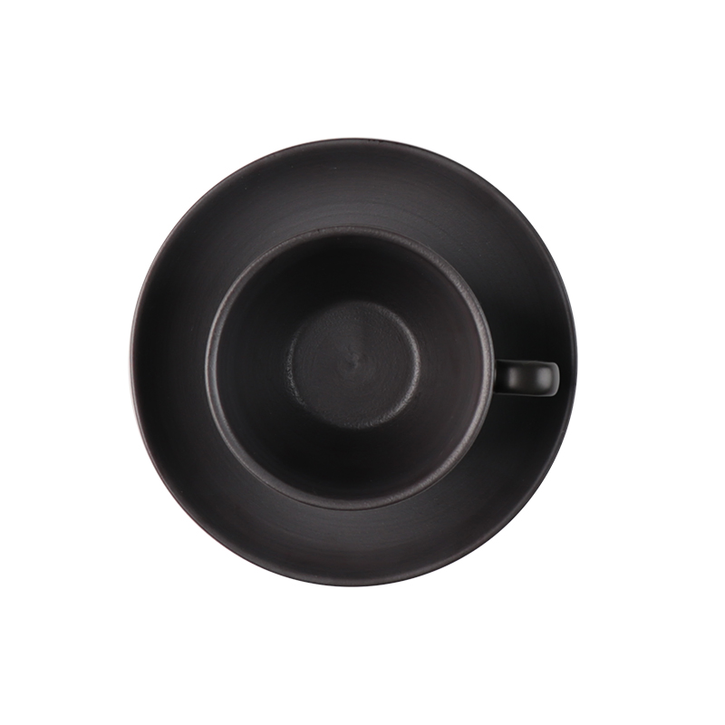in Stock Coffee Cryptolalia Western Black Hotel Porcelain Ceramic Tableware Dinner Set