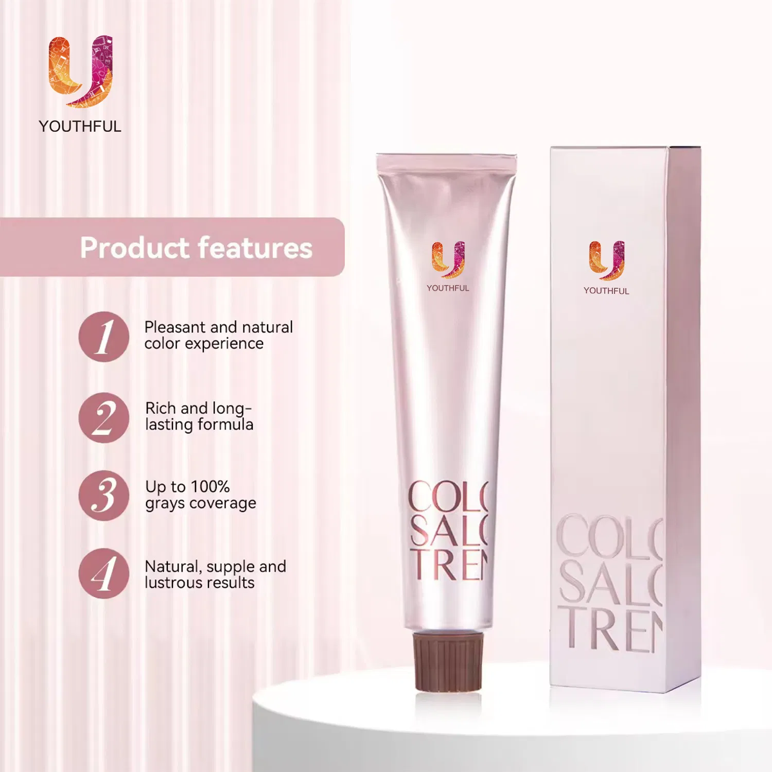 Manufacturer Best Cover White Gray Hair Ammonia Free Color Cream