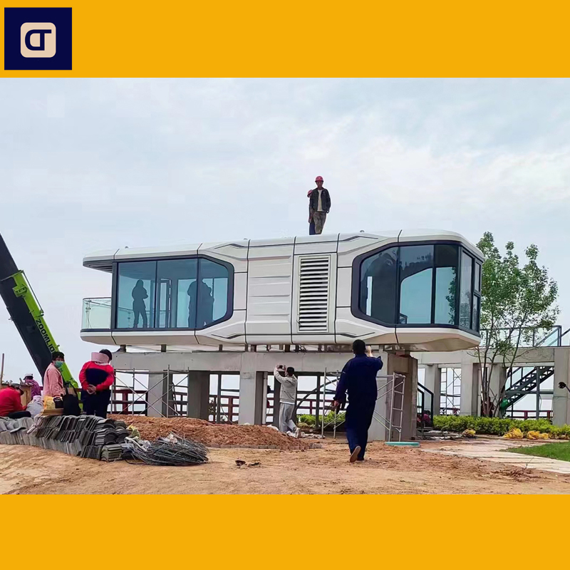 Tiny House on Wheels Trailer Prefab Modular Homes Prefabricated Trailers for Tiny House