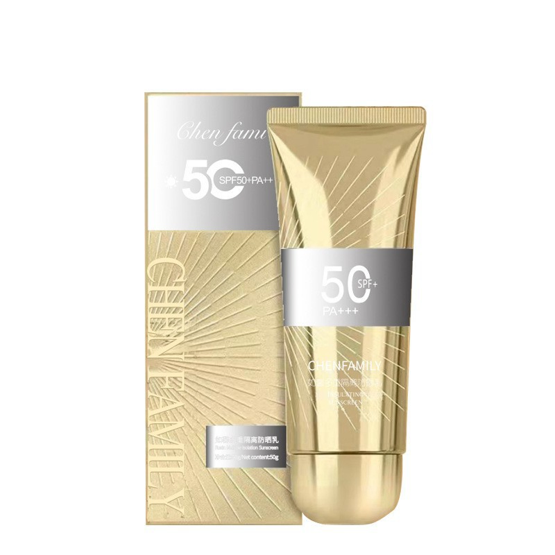 Sunscreen SPF50+Refreshing Breathable Anti -Ultraviolet Body Isolation Sunscreen Waterproof Wholesale