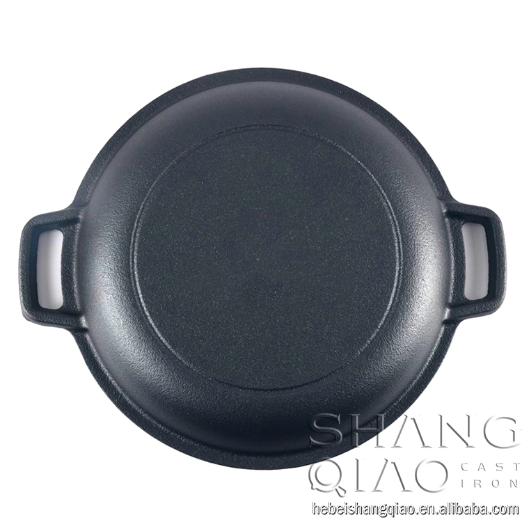 Чугунный жаровня-кастрюля 10 дюймов с крышкой