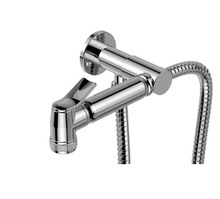 Premium Brass Shower Kit with Angle Valve for Bidet Use