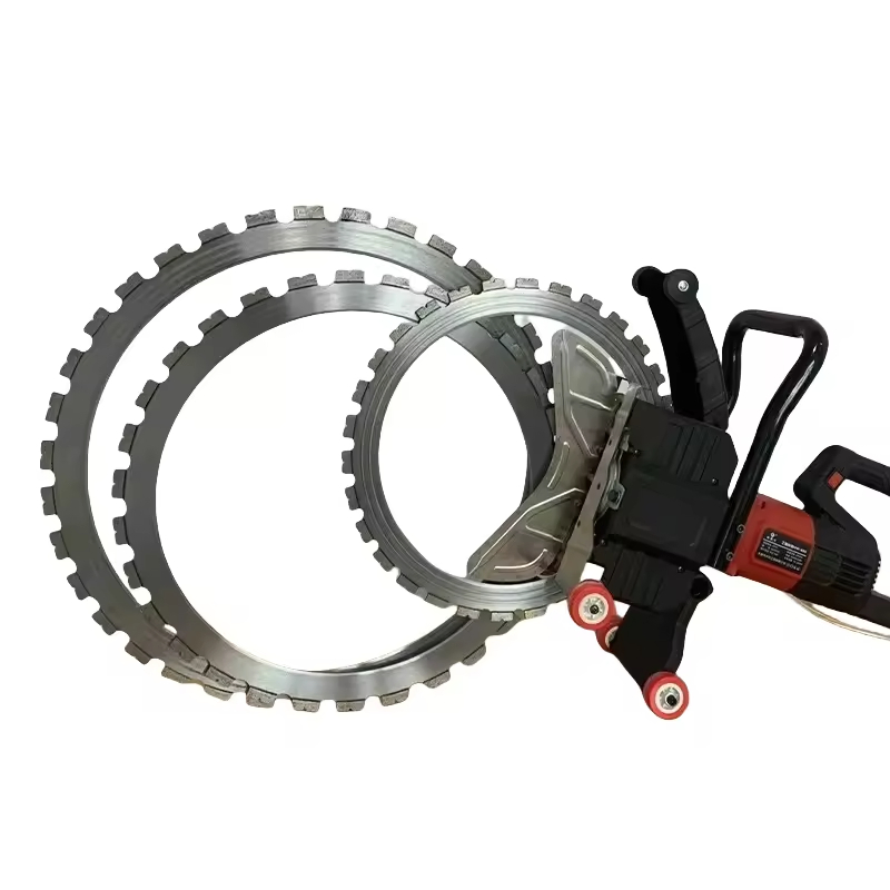 Glgw 110V 220V 60cm Blade Brushless Motor Ring Saw Concrete Wall Cut off Machine Cutting Depth 50cm