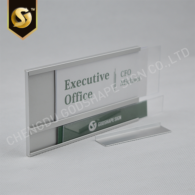 Interchangeble Nameplate Office Door Wall Sign
