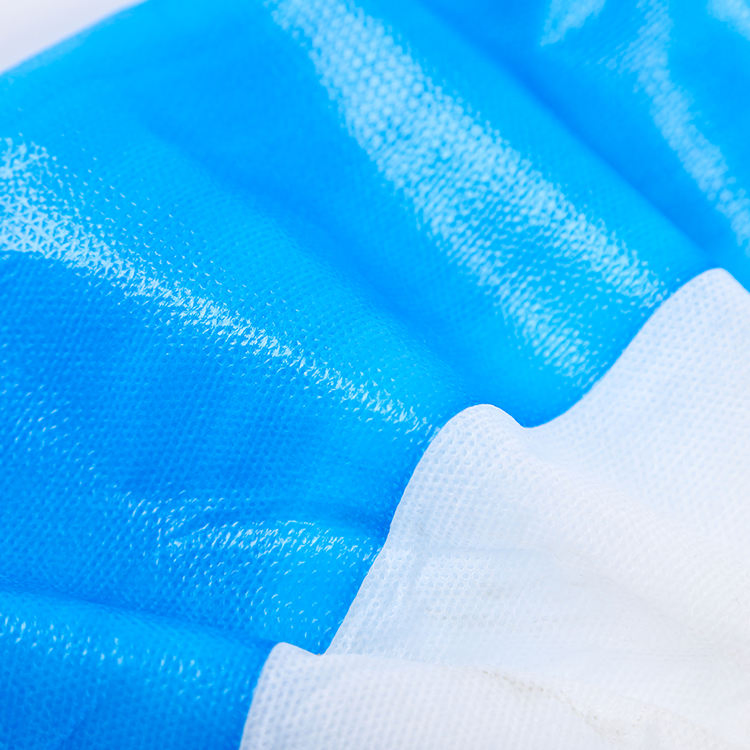 Disposable Anti-Slip Non-Woven Shoe Cover Waterproof Dustproof PP+CPE Shoe Cover for Household Cleaning and Industrial Use