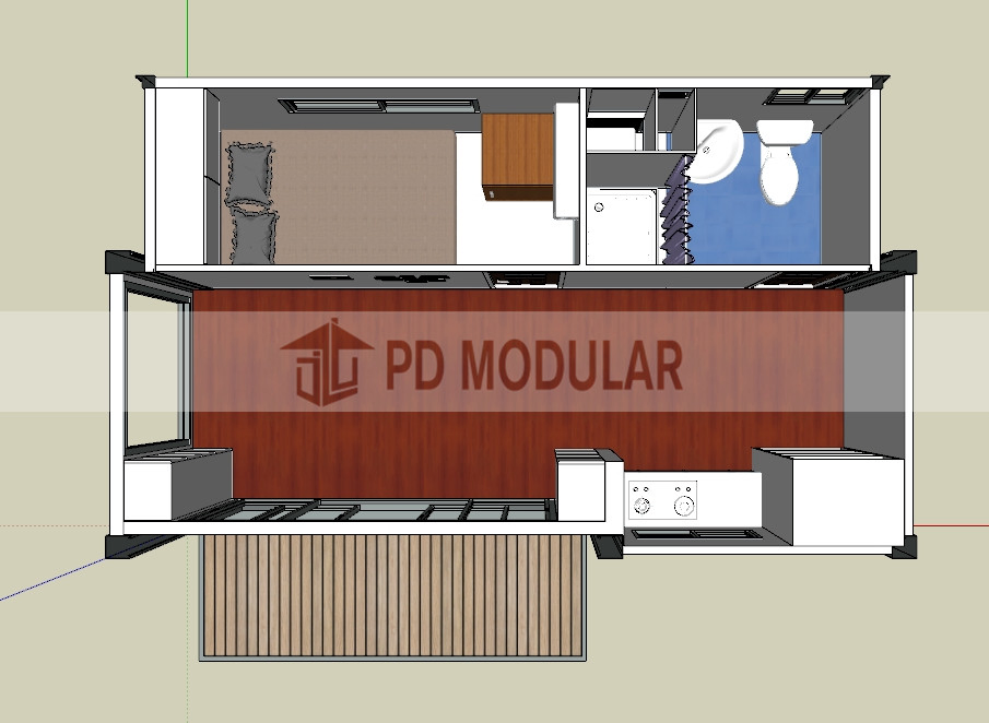 Hot Sale Fresh Design Prefab Fashion Modern Expanndable Container Home