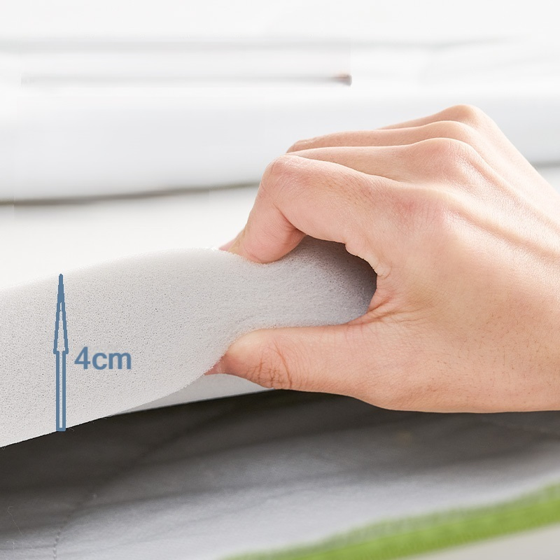 Bamboo Anti-Bacterial High Density Memory Foam Bed Mattress Topper Pad