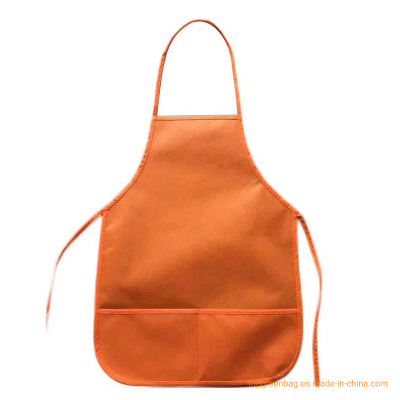 Custom Printed Logo Aprons for Kids Fabric Aprons Children Art Artist Painting Non-Woven Apron