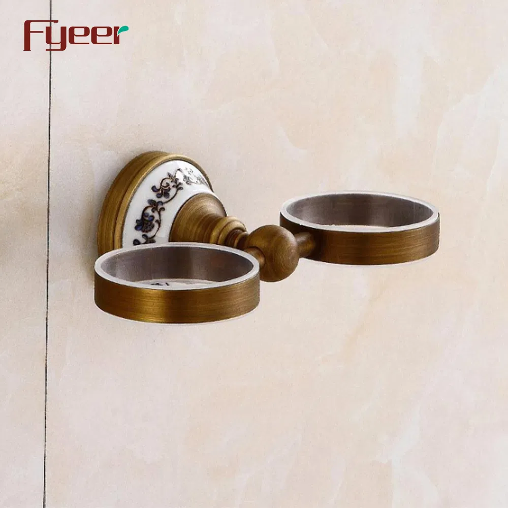 Держатель для стаканов Fyeer Antique Black, настенный
