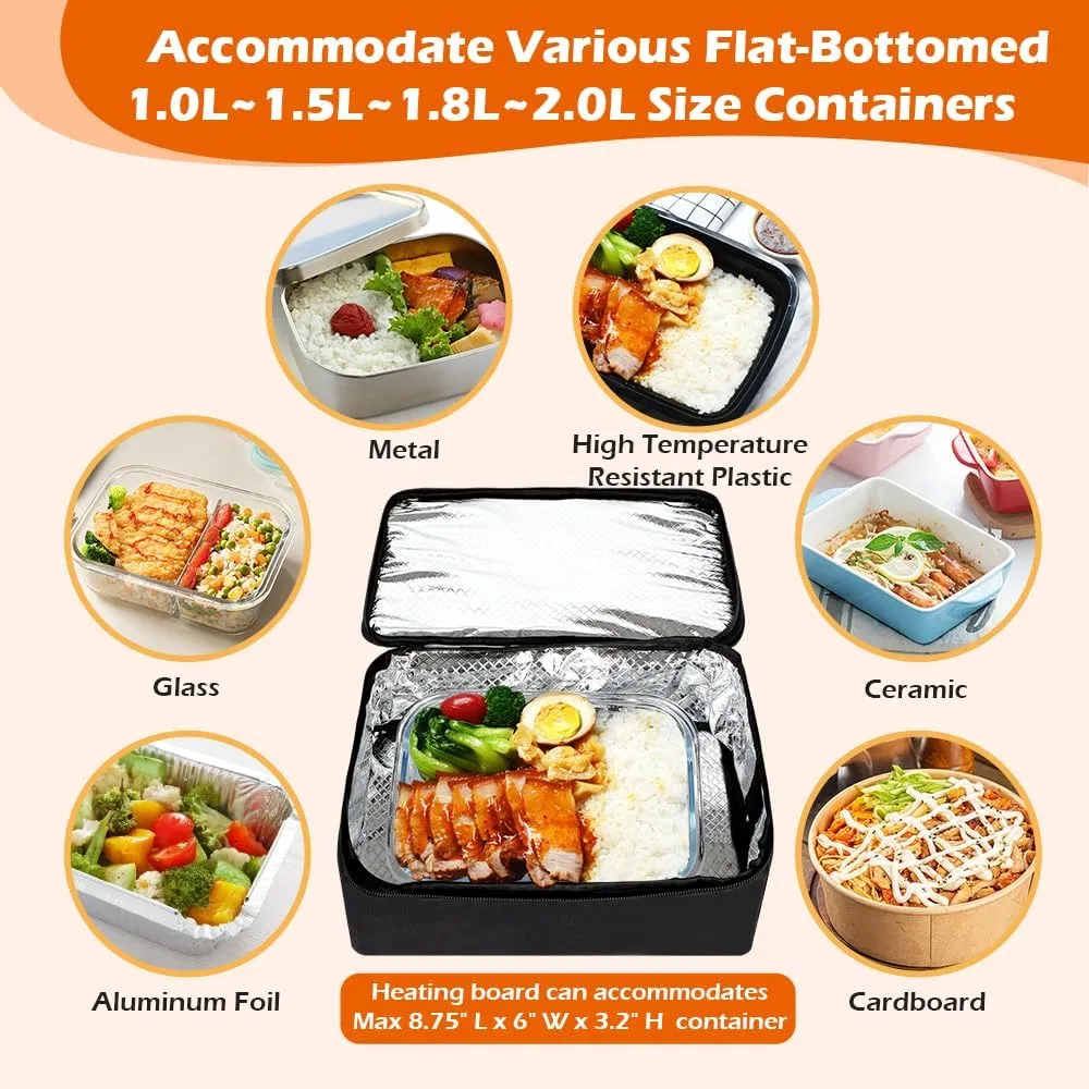 80W Electric Food Warmer Lunch Box for Different Kind of Food Containers