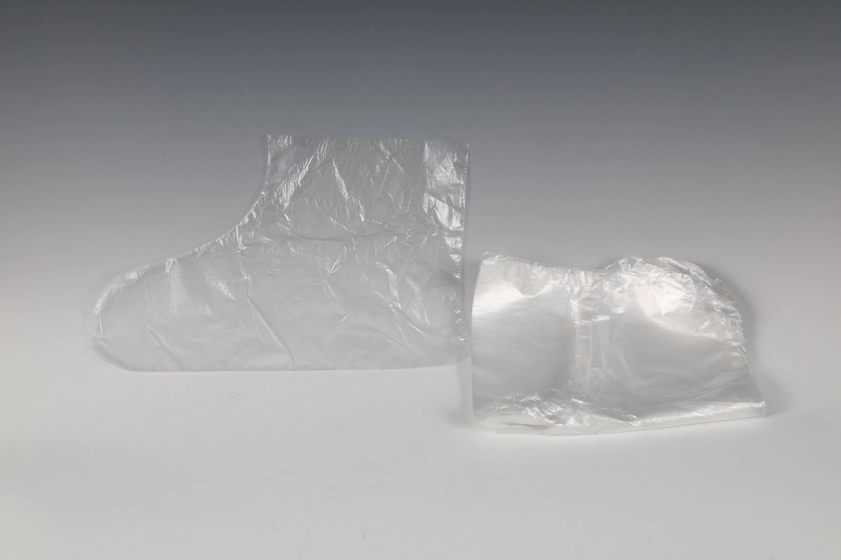 Wholesale Disposable Strong Waterproof Clear Plastic PE Foot Cover Socks for Foot Bath SPA Use